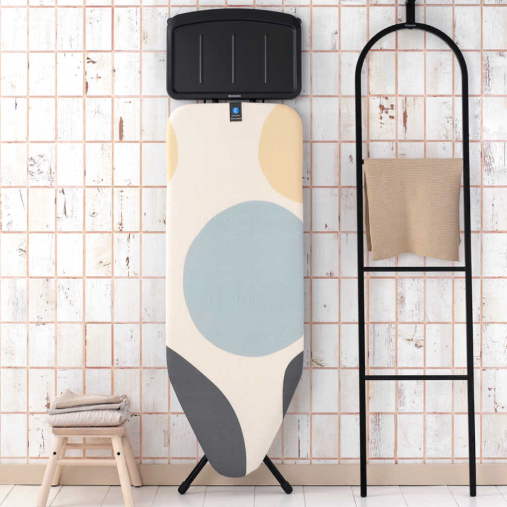 Strijkplank C, 124x45 cm, solide stoomunithouder, PerfectFlow - Spring