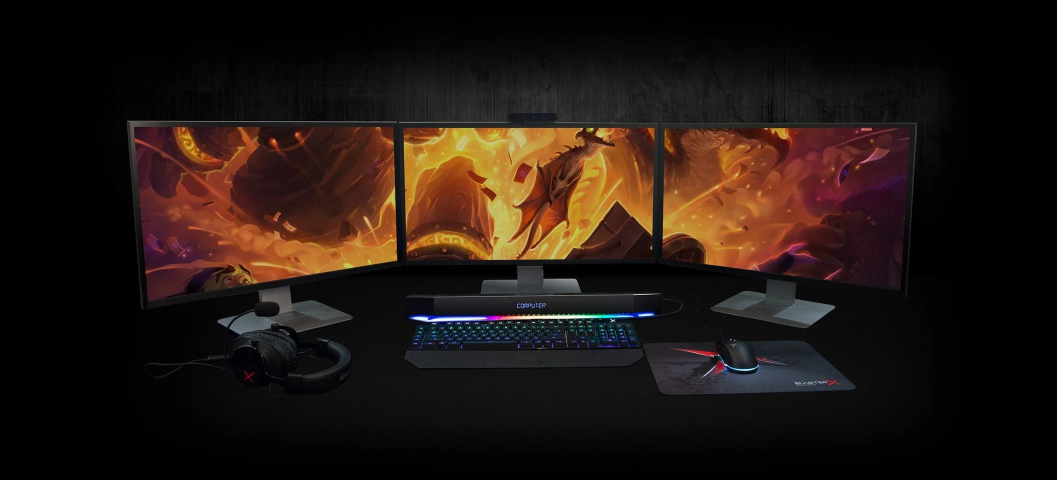 Creative - Sound Blaster X Katana - Gaming Soundbar
