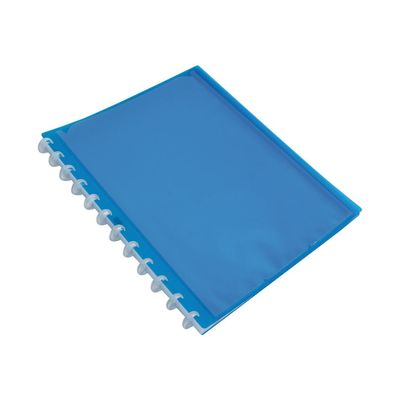 Oxford Polyvision Vario-Zip - Porte vues personnalisable rechargeable - 40 vues - A4 - disponible dans différentes couleurs translucides