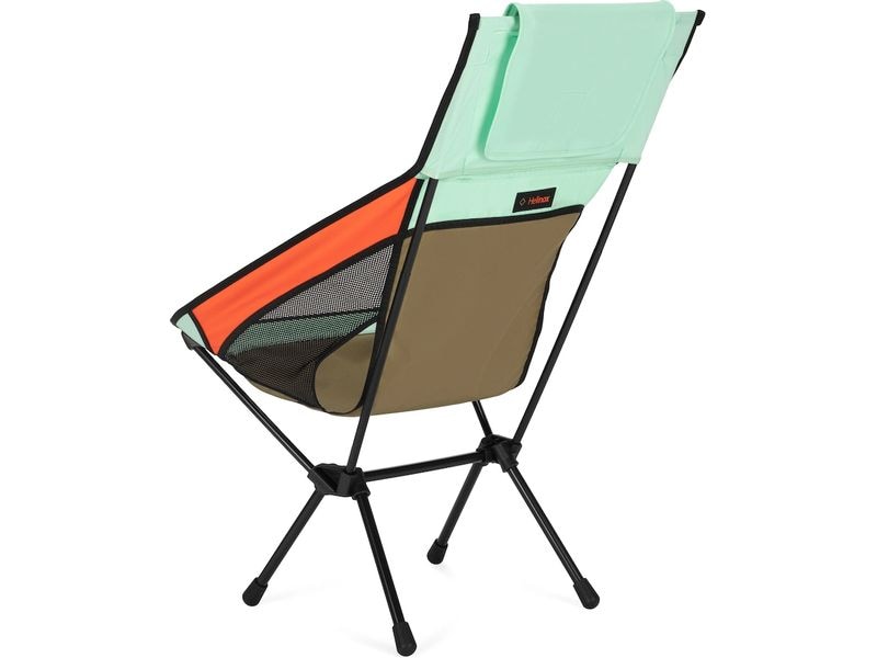 HELINOX Chair One Highback (re) Hellbraun/Hellgrün/Orange Stuhl mit Aluminiumlegierung