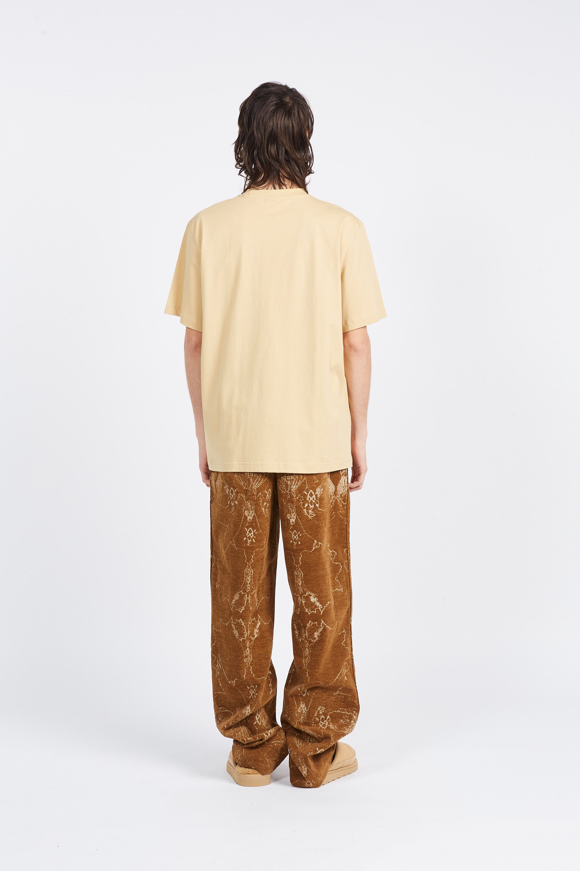 Daily Paper T-shirt logotype ss t-shirt Beige