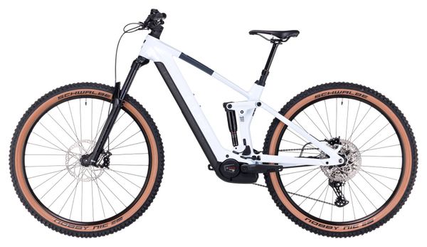 VTT Électrique Tout-Suspendu Cube Stereo Hybrid 140 HPC Pro 625 Shimano Deore 11V 625 Wh 29'' Blanc Frost 2024