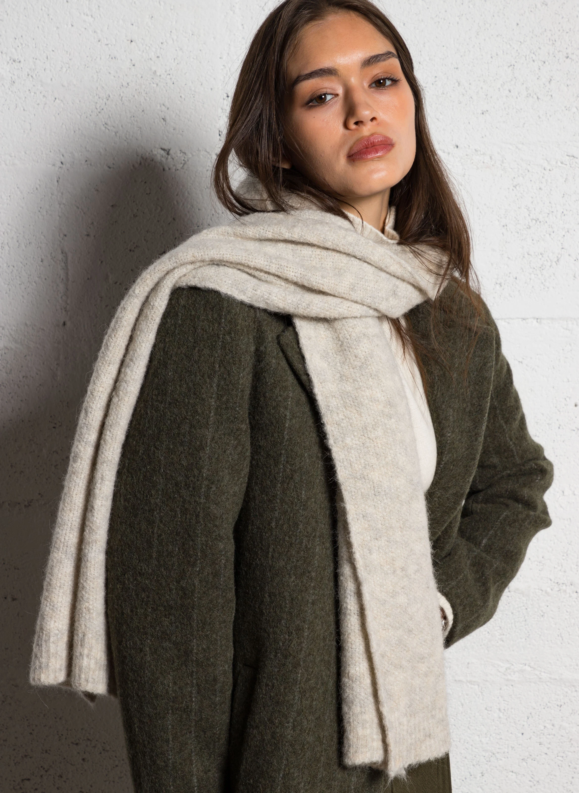 EAST - Écharpe en maille | Beige