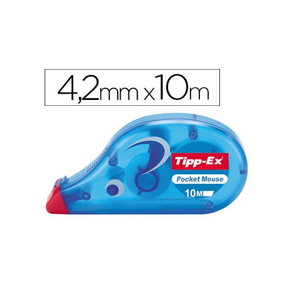 Bic Fita Corretora Tipp-Ex Fita-Pocket Mouse 4.2mm 10 Un.