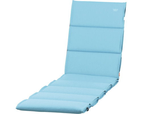Ligstoelkussen 200 x 58 cm Stella blauw