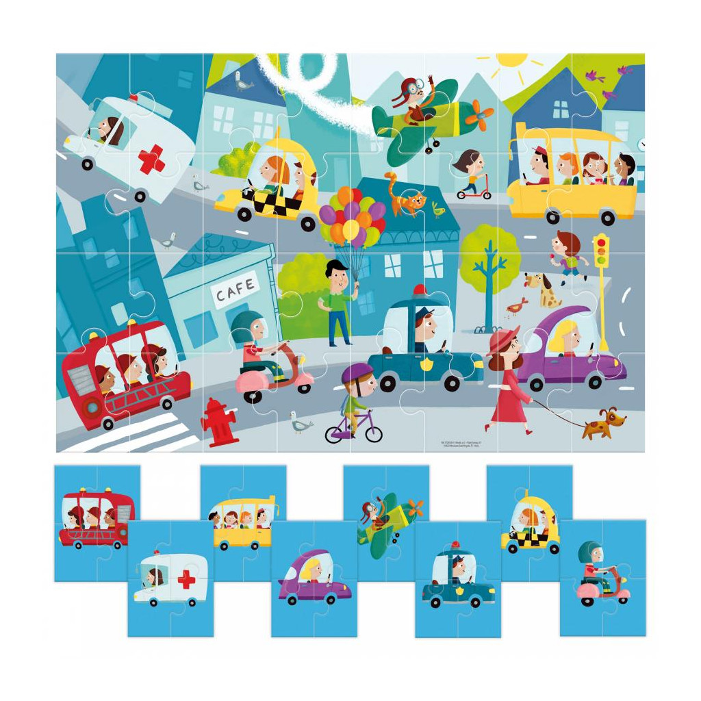 Puzzle 8+1 City