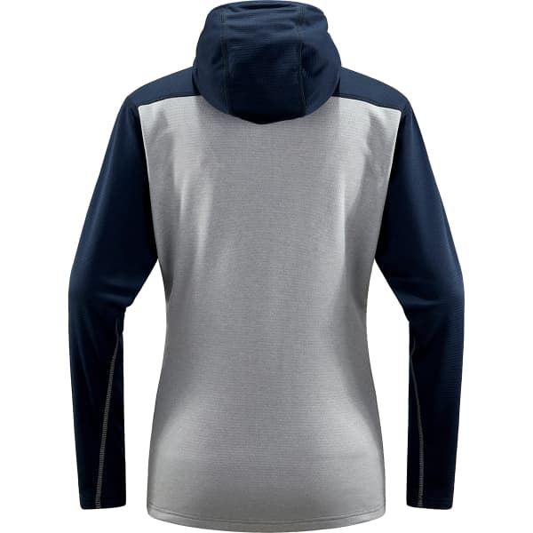 Veste polaire ski rando HAGLÖFS ROC FLASH MID HOOD W TARN BLUE/CONCRETE