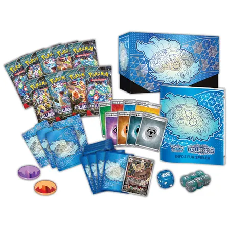 Pokemon Top-Trainer-Box Karmesin & Purpur - Stellarkrone