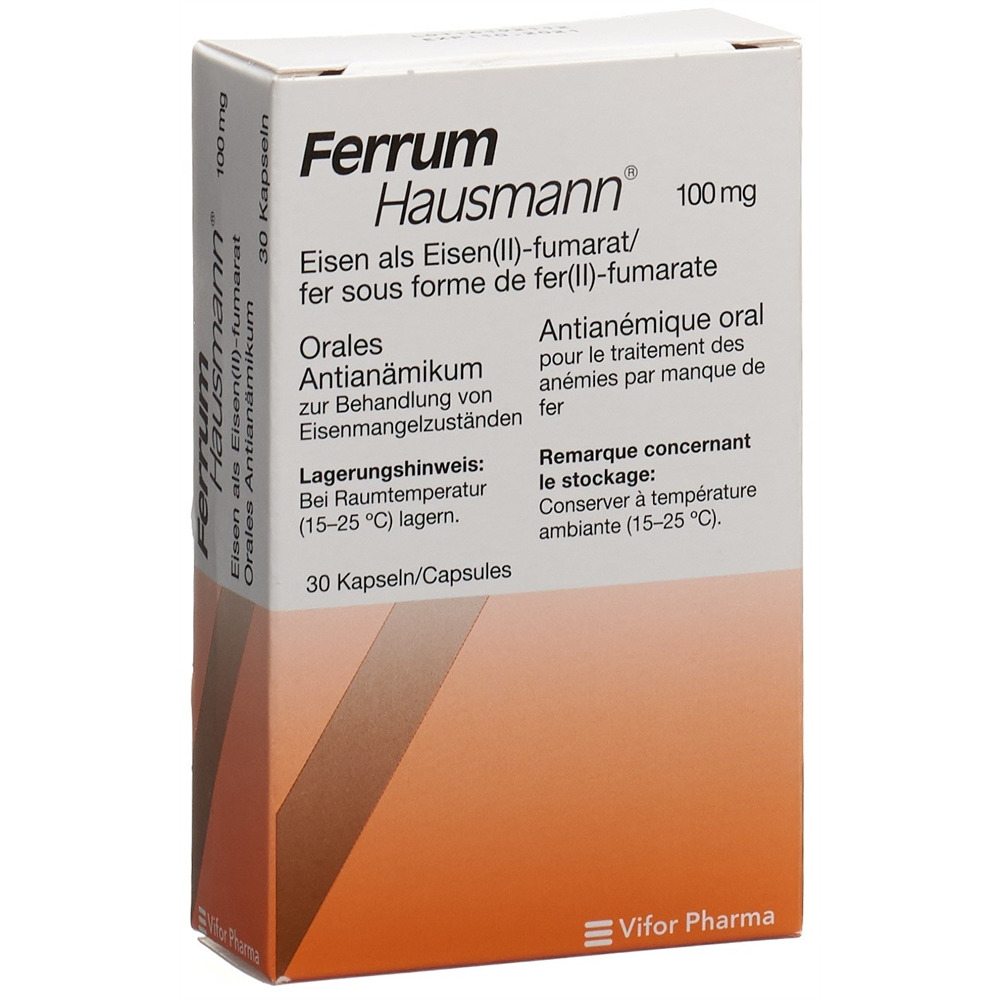 FERRUM Hausmann Ret Kaps 100 mg Blist 30 Stk