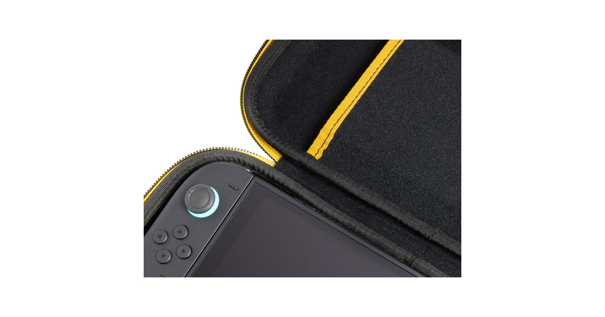 PowerADunne beschermhoes voor Nintendo Switch 2 - Pikachu-storm tas  (Zwart/geel)