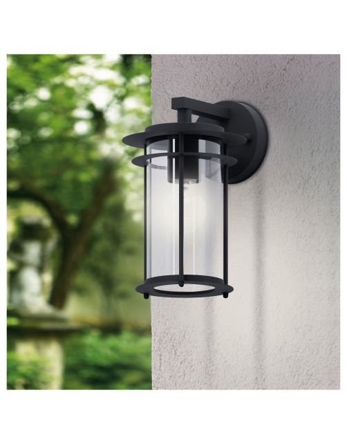 Eglo Wandlamp Valdeo Neerwaarts - Buitenverlichting - Zwart