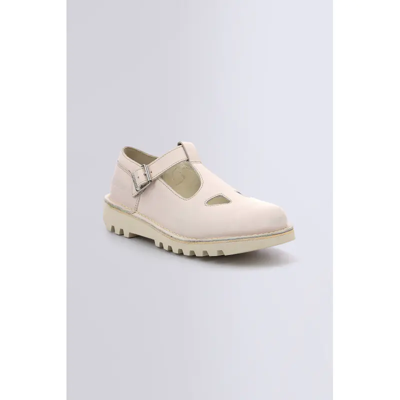 KICK MARY JANE BLANC CHARLES IX Cuir Femme