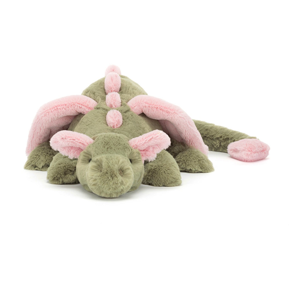 Køb Jellycat Drage Oliven, Mellem 50 Cm