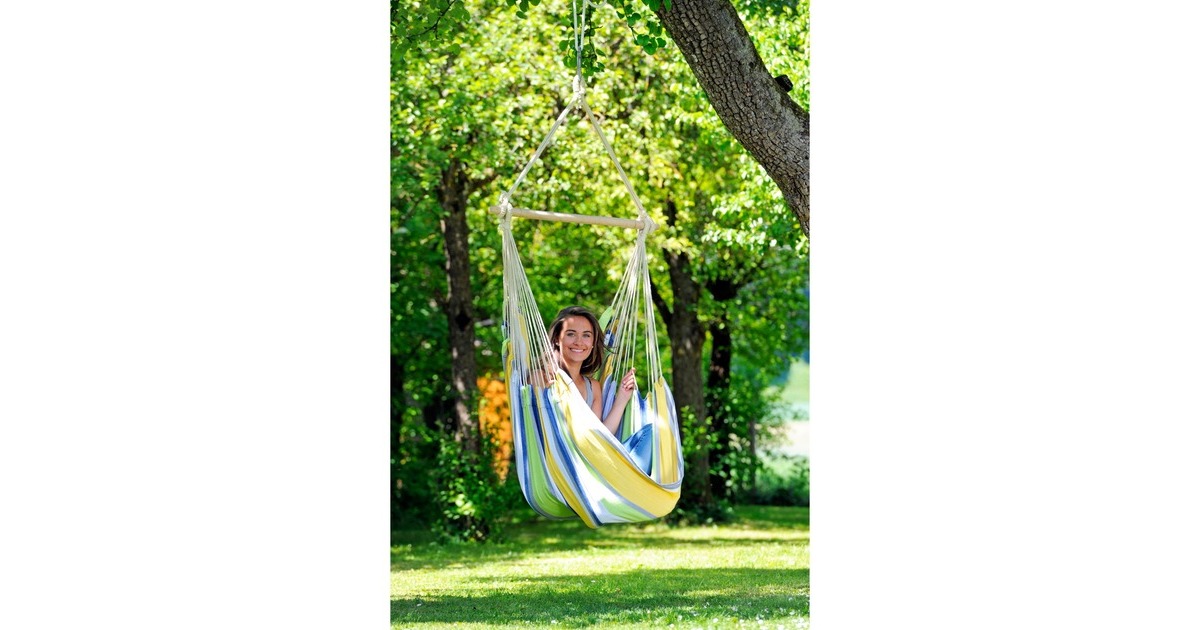AmazonasRelax Kolibri hangstoel  (Geel/blauw)