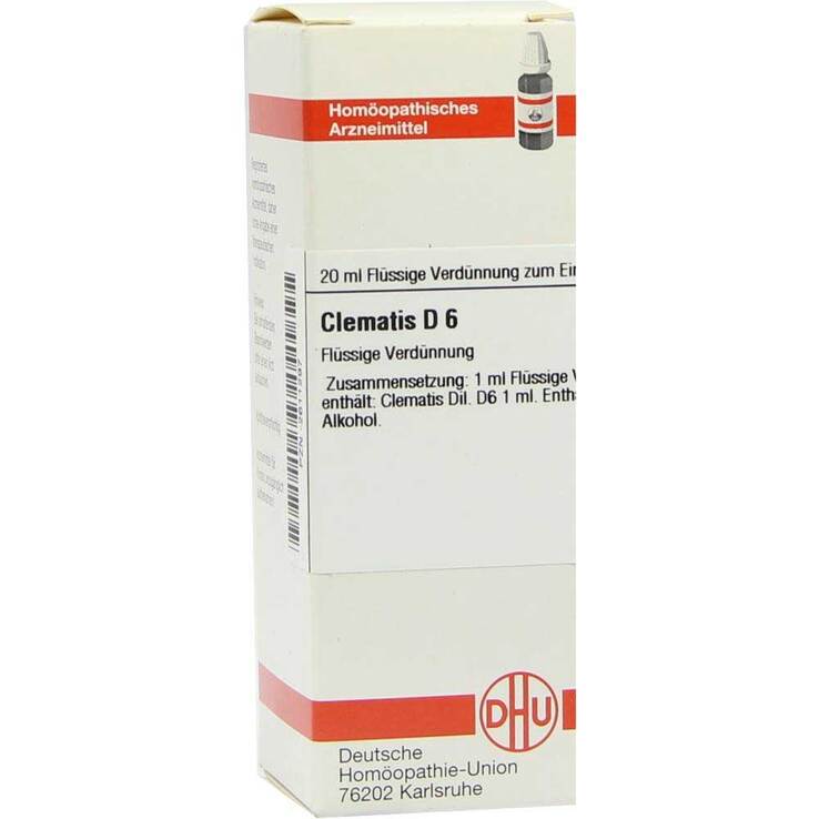 DHU Clematis D 6 Dilution, 20 ml
