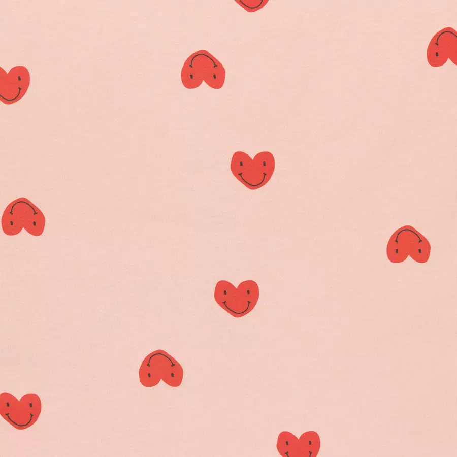 LÄSSIG Babyschlafsack Herz rosa