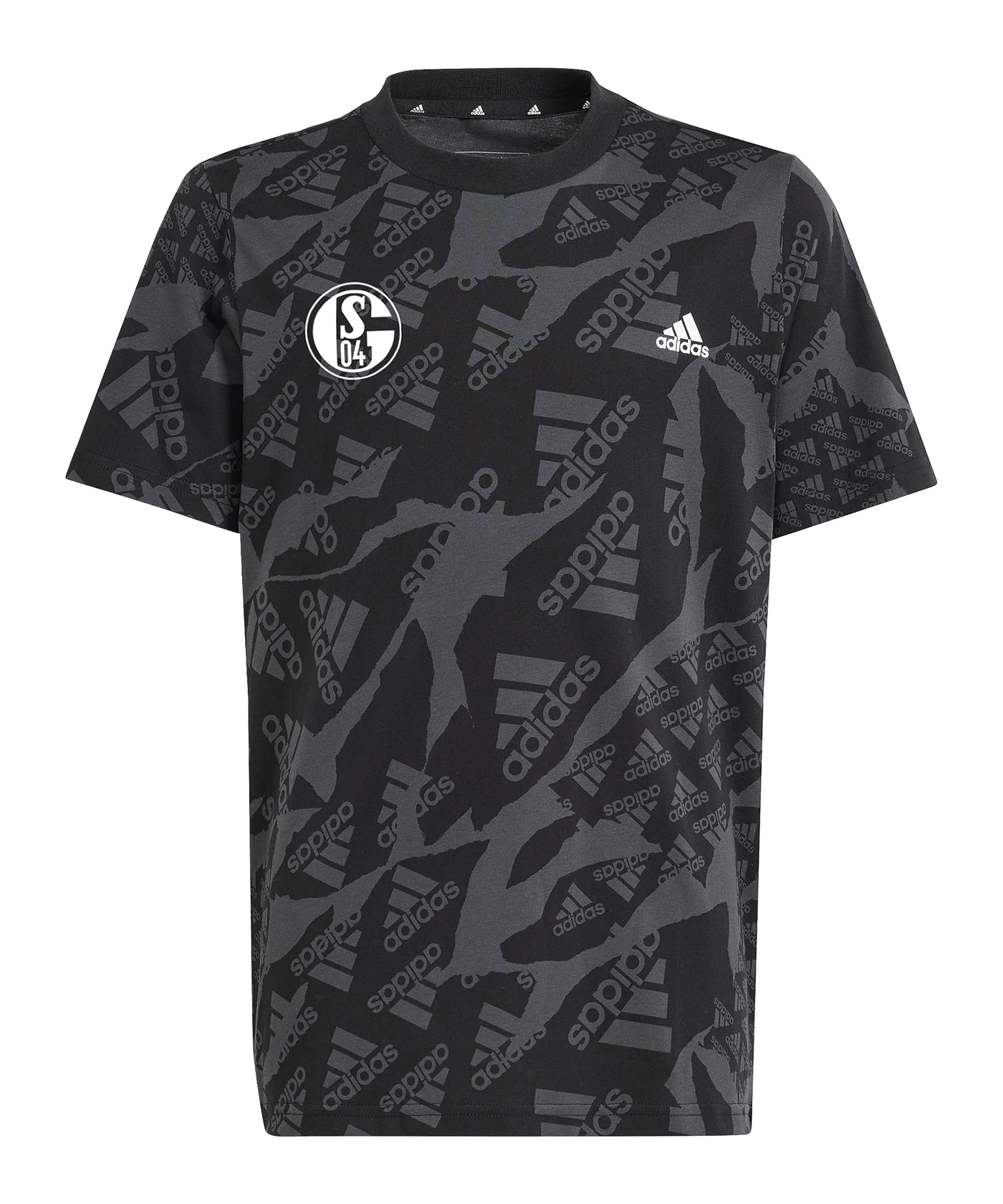 adidas FC Schalke 04 T-Shirt Kids Schwarz