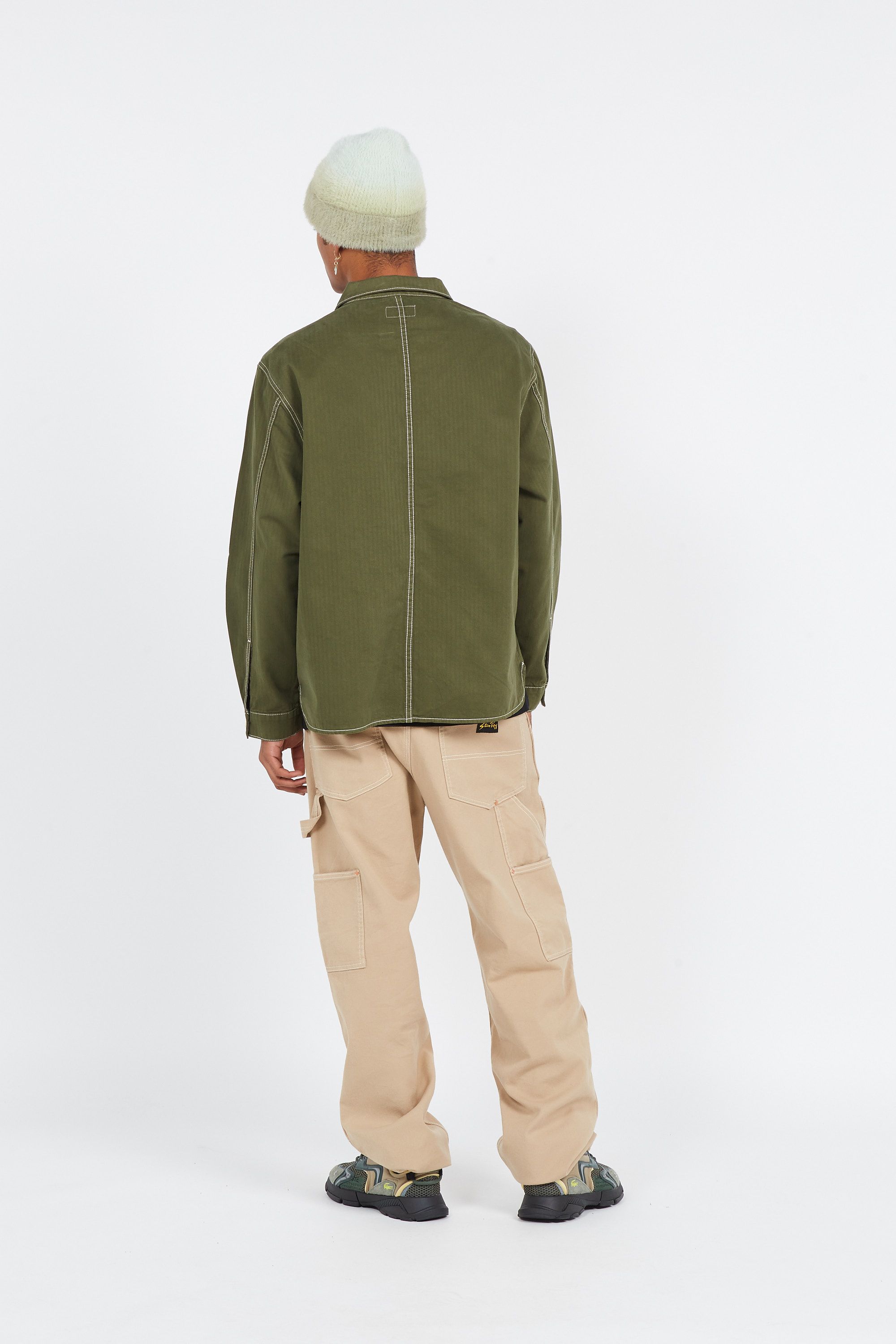 STAN RAY pantalon  PANT AW2310334 DOUBLE KNEE Beige