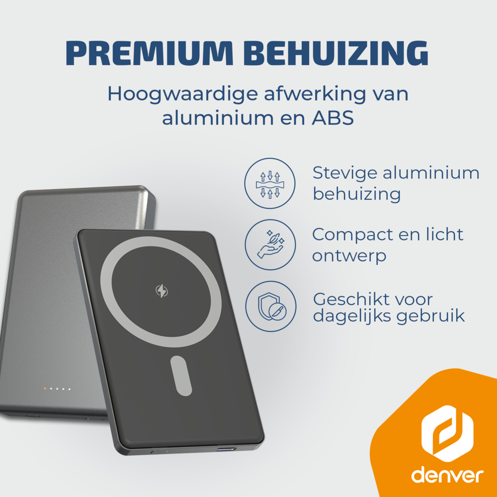 Denver PQCW5010 Powerbank - 5000mAh