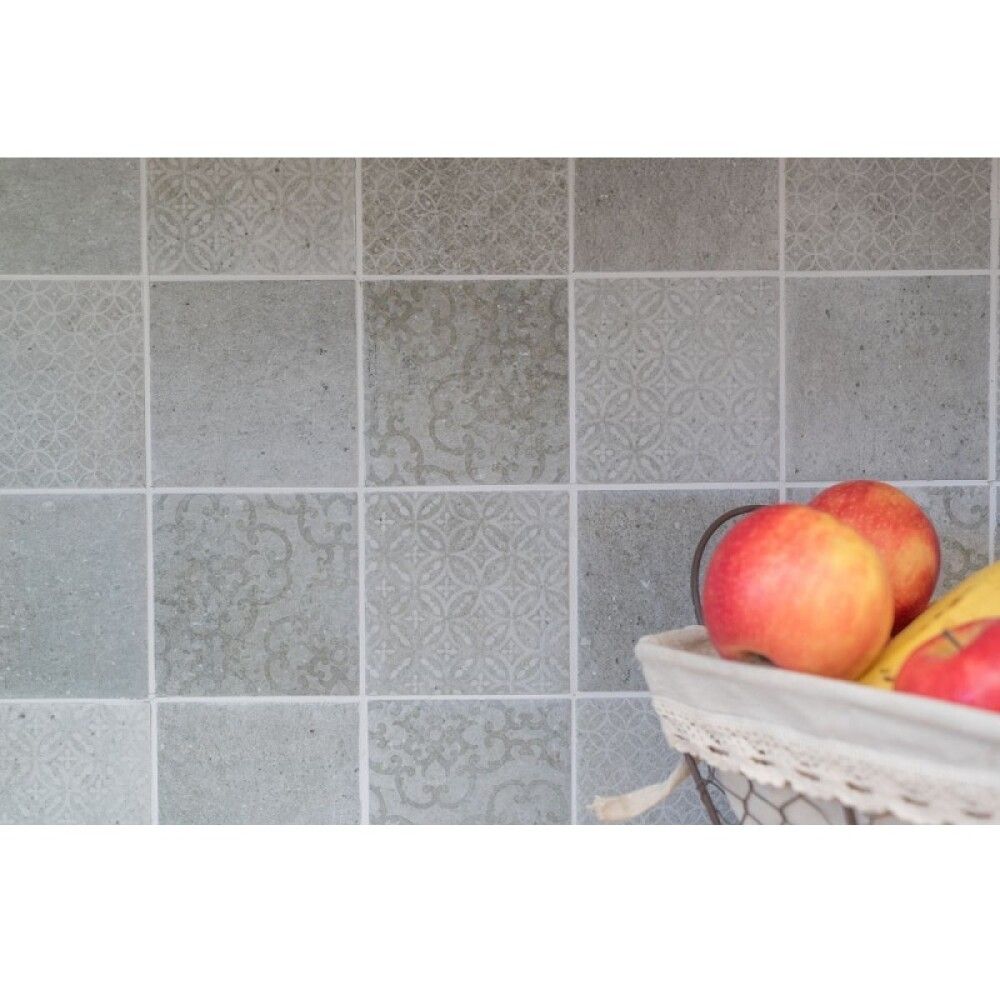 MOSAIKK SQUARE SHABBY CHIC GREY CELLO