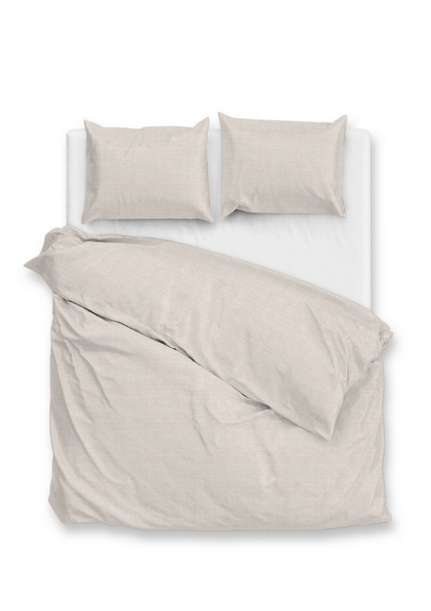 Zo Home Dekbedovertrek Flanella di Lino - sandy beige