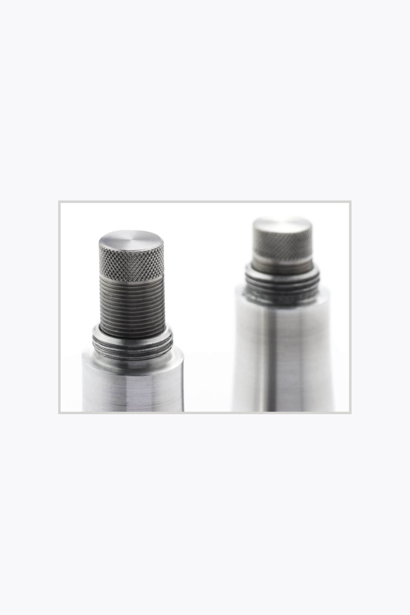 JoeFrex Tamper Griff Technik silber