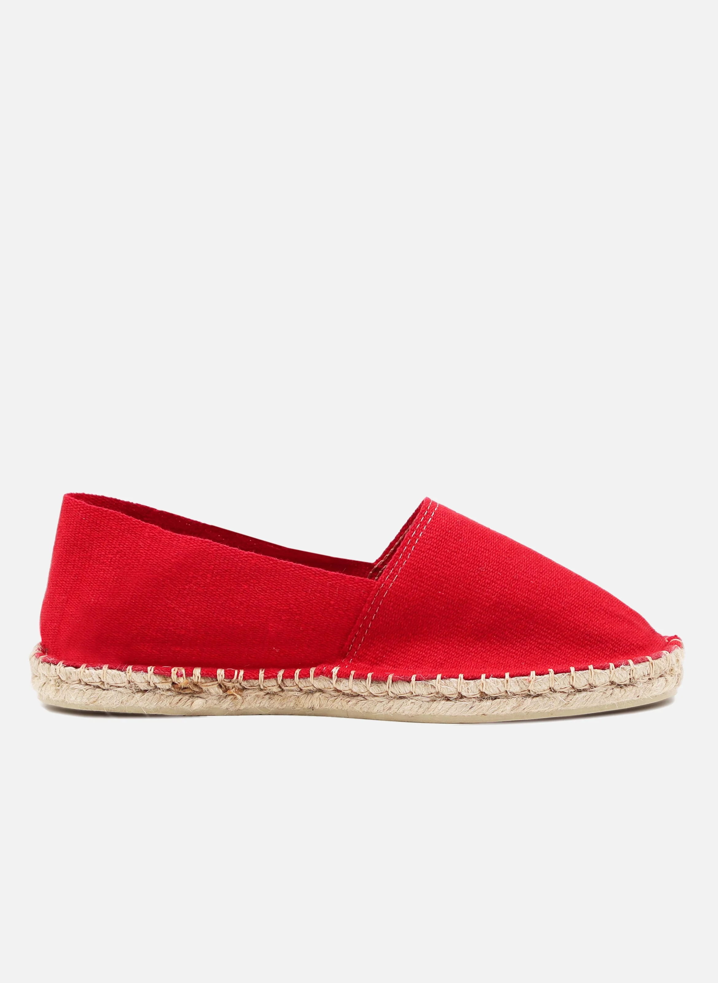 Espadrilles toile | Rouge