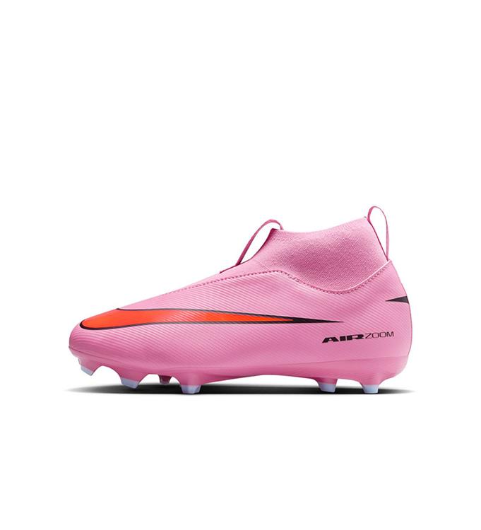 Nike JR ZOOM SUPERFLY 10 ACAD FGMG FQ8304-600 MAGIC-FLAMINGO-BLACK-TOTAL-CRI
