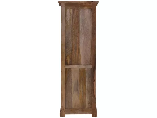 Maneesh | Armoire à vin avec étagères en Marron / Crème