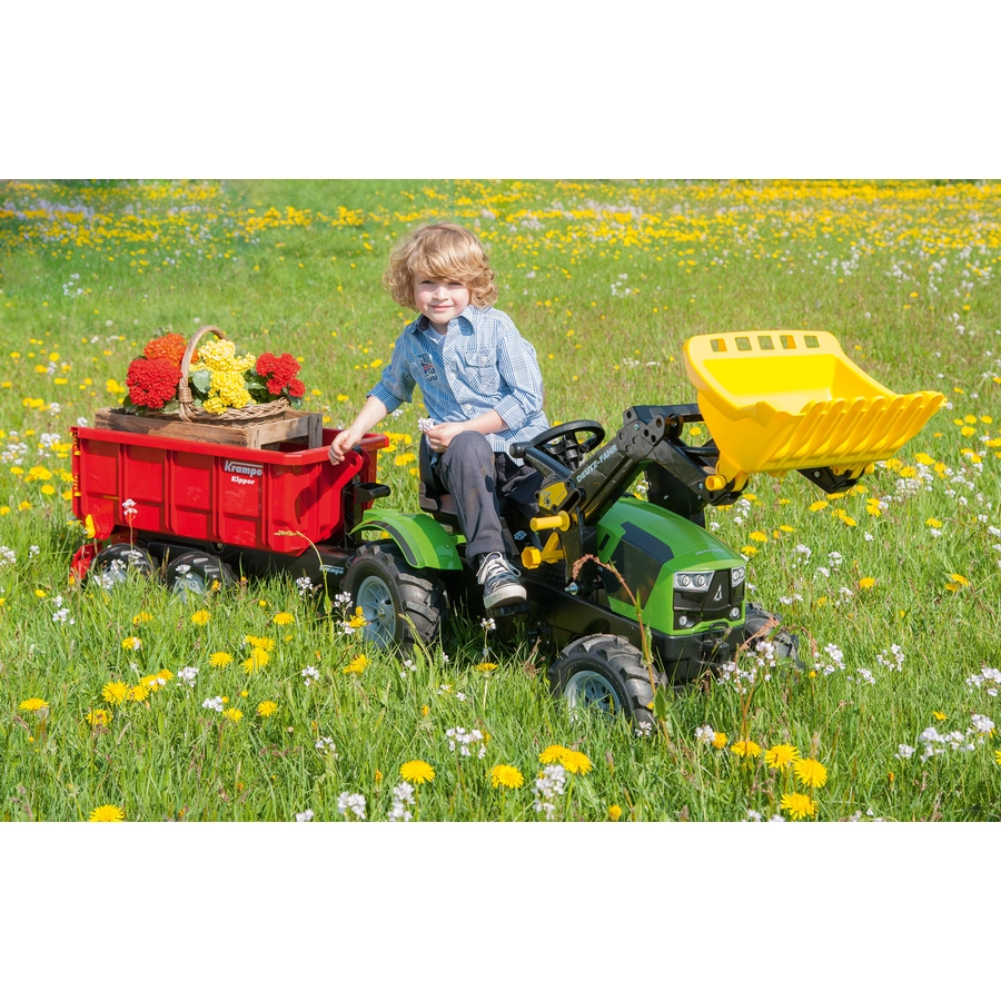 rolly®toys Kindertraktor rollyFarmtrac Deutz-Fahr-Lader 5120 mit Luftbereifung 611218