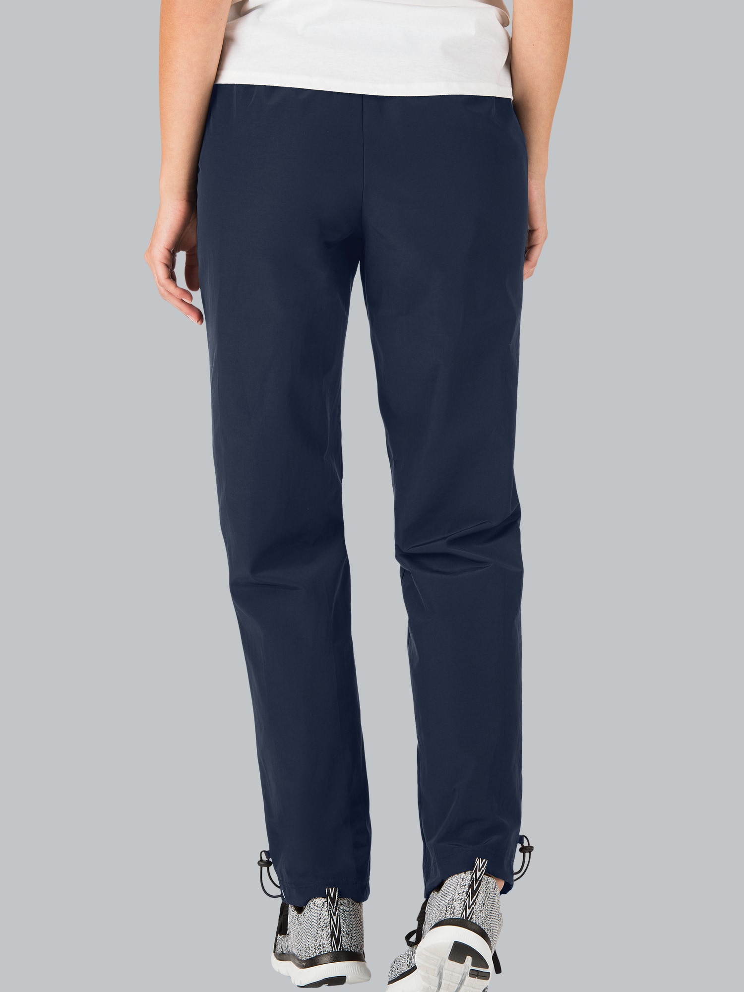 Freizeithose mit elastischer Kordel Navy