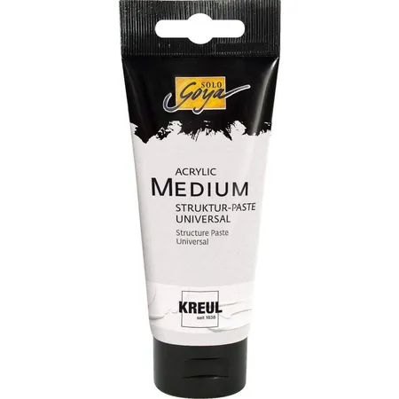 SOLO GOYA Acrylic Medium Struktur-Paste Universal 100 ml Tube