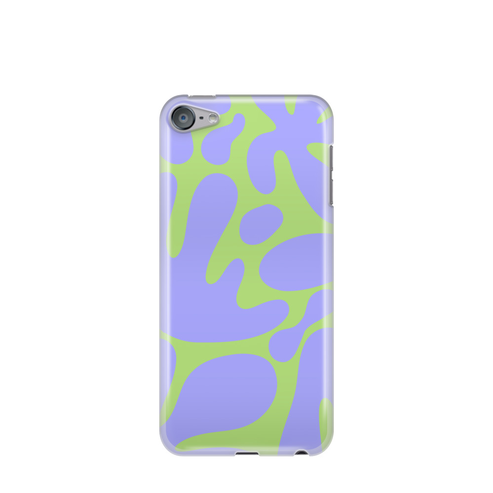 iPod Touch 7G Gummi Hülle Sommerformen - Lila-Violett