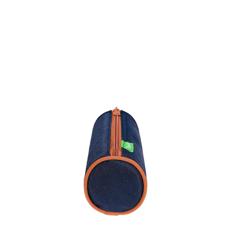 Trousse ronde scolaire Camille 20cm Marine