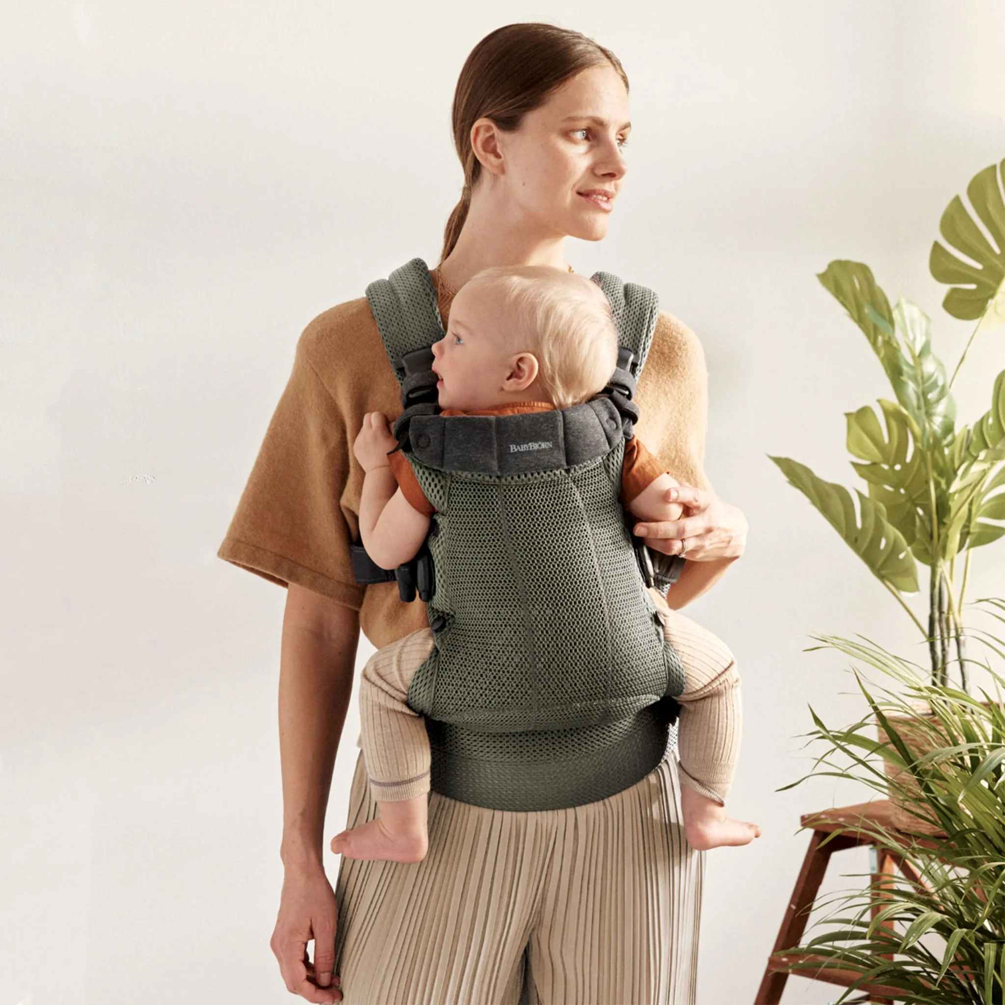 Babybjorn Porte-Bébé Harmony - Vert Foncé 3D mesh