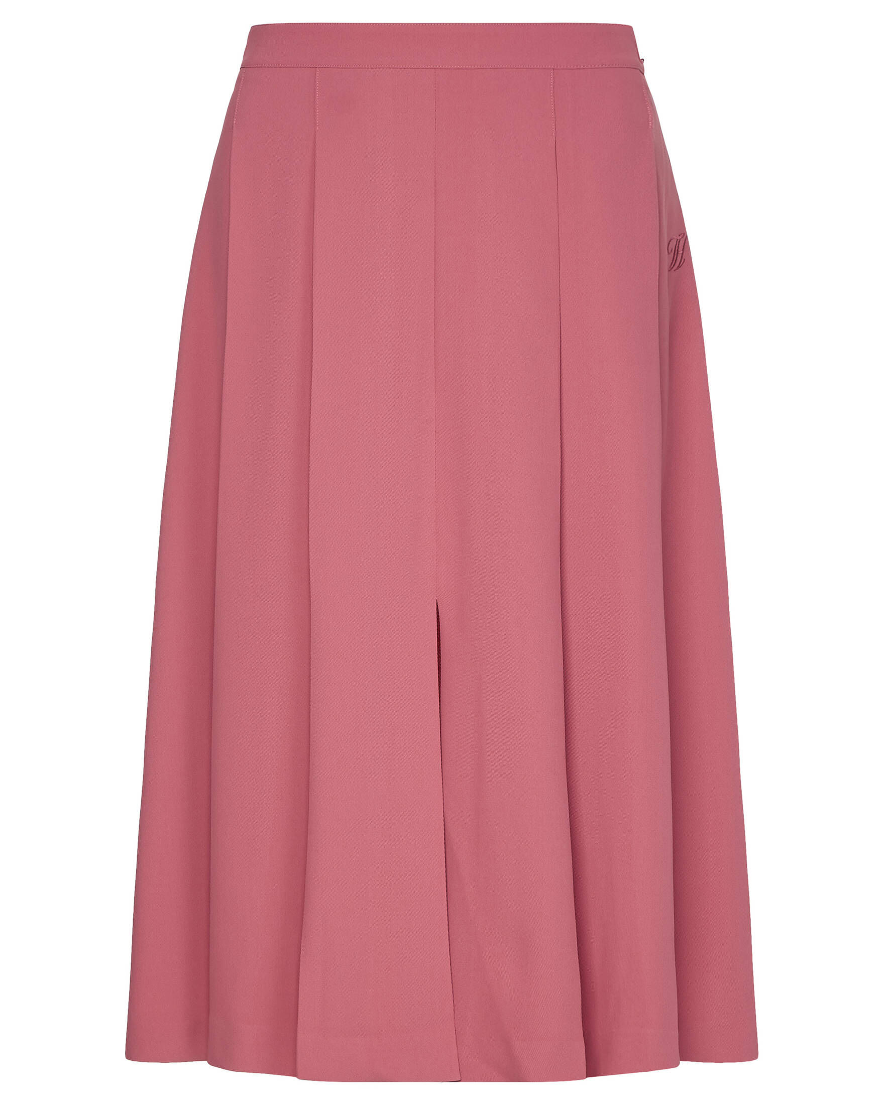 Tommy Hilfiger| Damen Rock FLUID TWILL PLEATED MIDI SKIRT