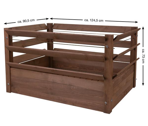 Hecht Holz-Kräuterhochbeet, ca. B125/H73/T91