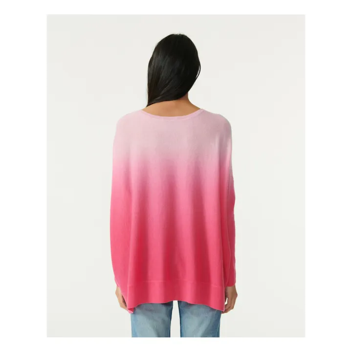 Kujten Pull Jessy Dye Cachemire | Rose bonbon