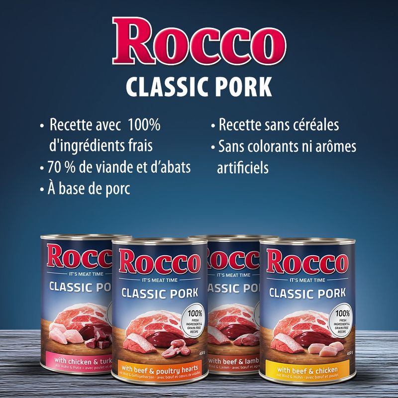Rocco Classic Pork 6 x 400 g