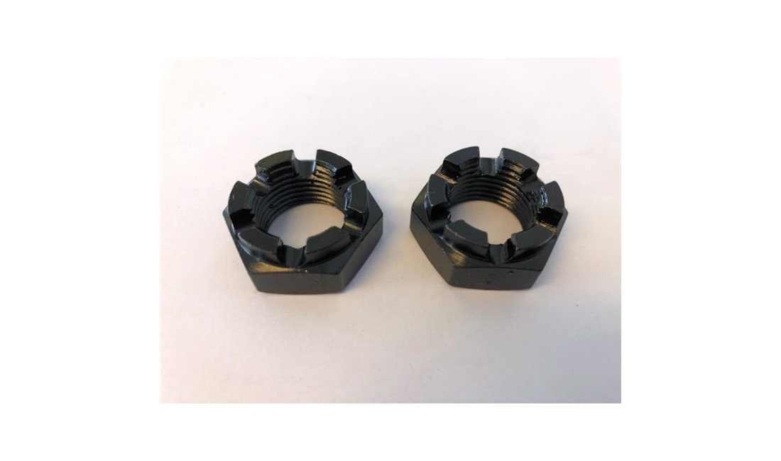 Kronemøtrik M18x1,5 2 STK.