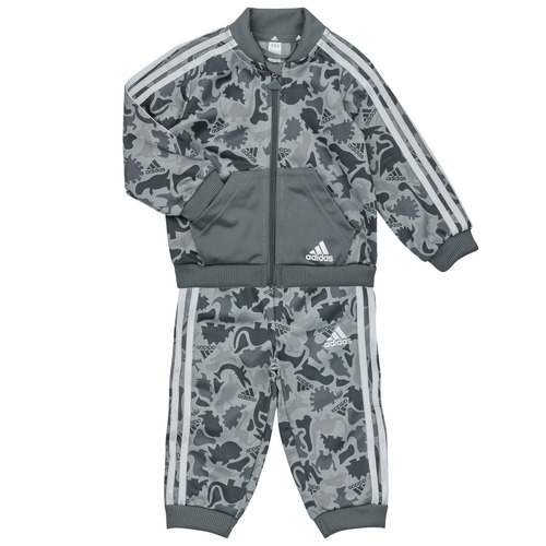 Adidas Sportswear - AOP SHINY TS - Gris / Blanc