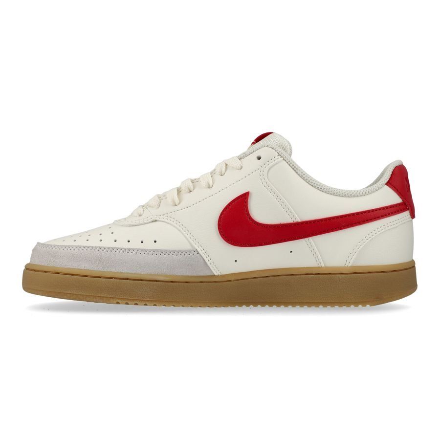 Nike Chaussures Court Vision Low - Blanc/Rouge