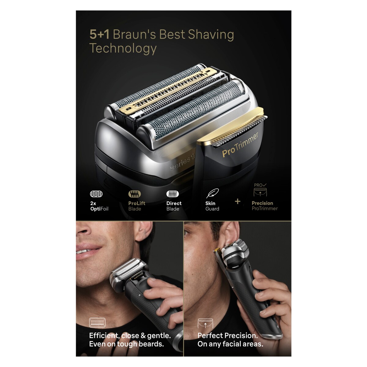 Braun Series 9 - 9560cc System wet&dry Herrenrasierer