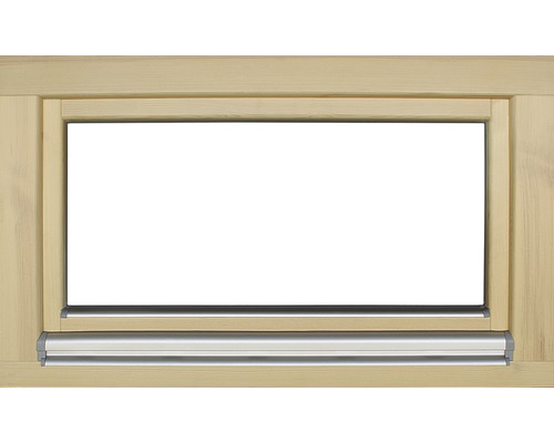 Houten raam, grenen, gelakt, 1000x600 mm, DIN links