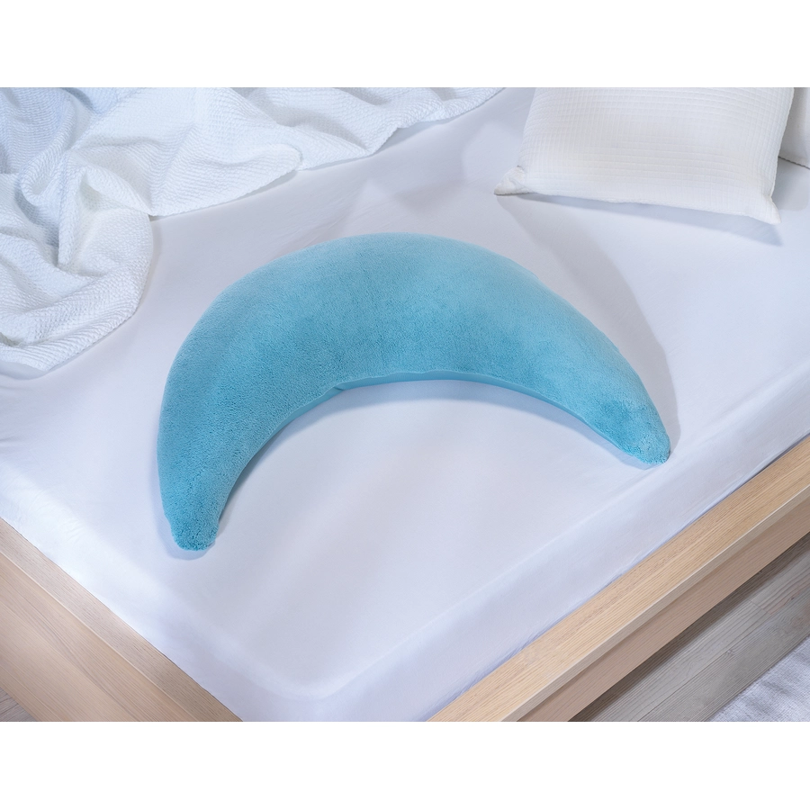THERALINE Plüschmond eisblau
