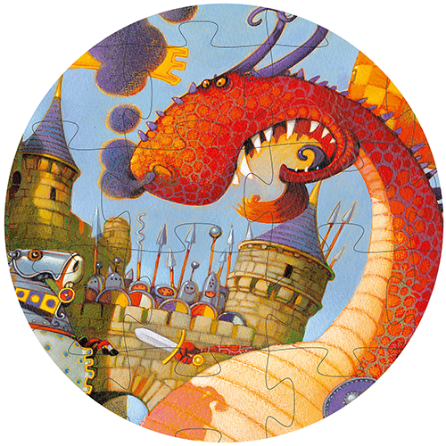 Djeco puzzel ridders en draken - 54st