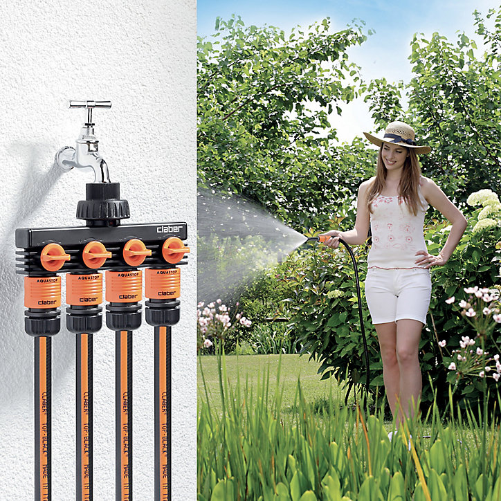 Distributeur 4 sorties Claber