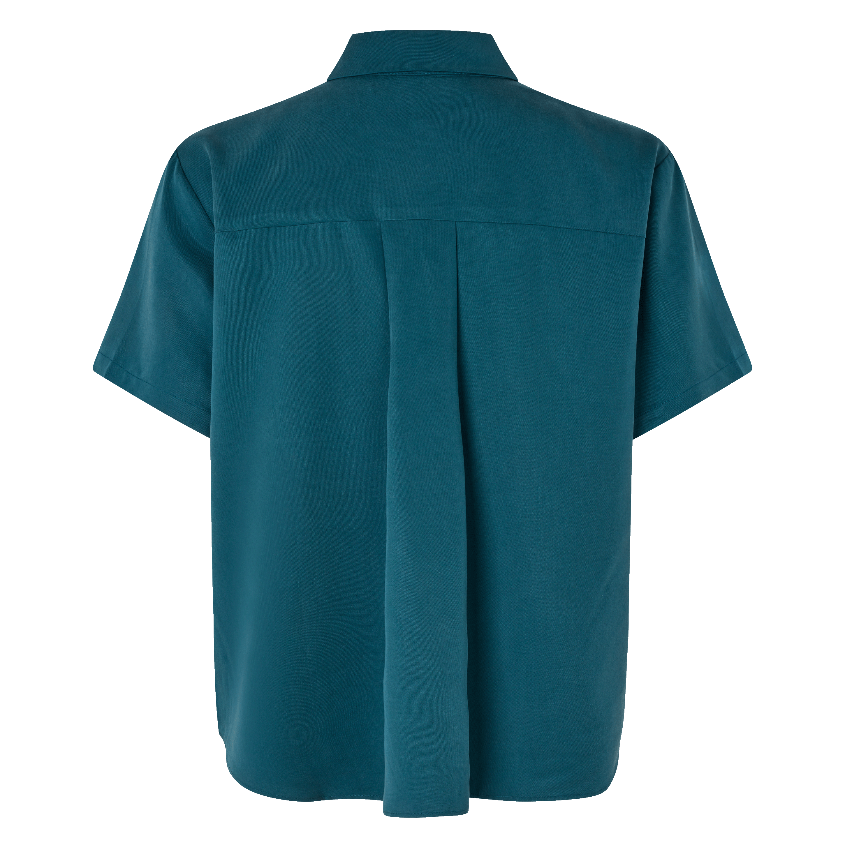MINA - Chemise droite col classique| Bleu
