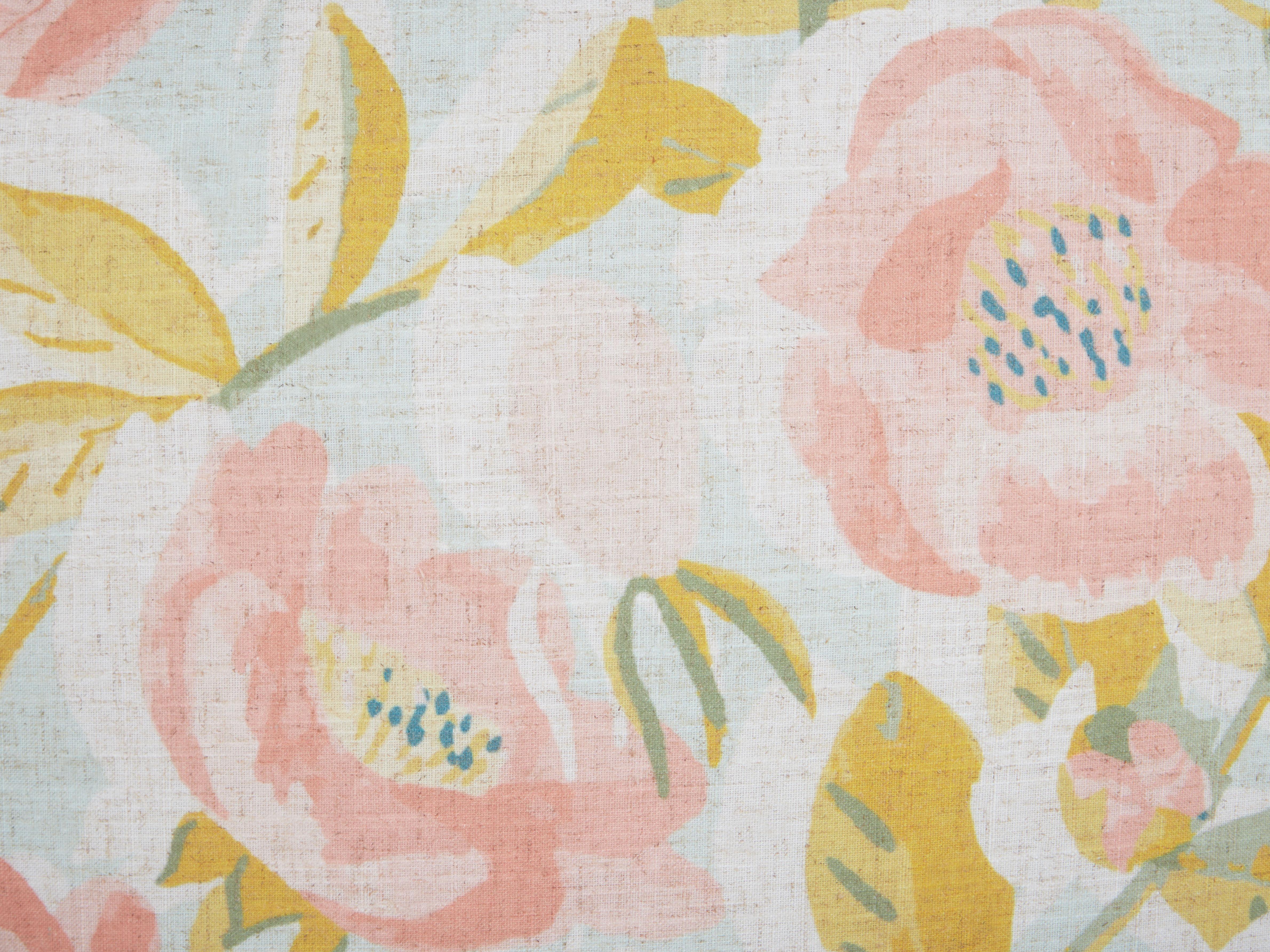Sierkussen ZAHRIYE 45 x 45 cm Roze bloempatroon