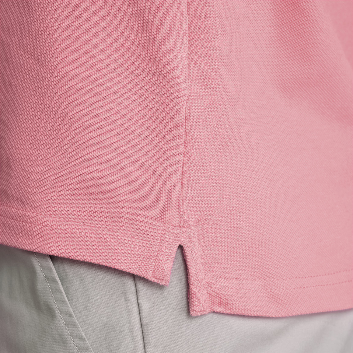 VanVaan Herren Poloshirt in Piqué-Qualität rosa